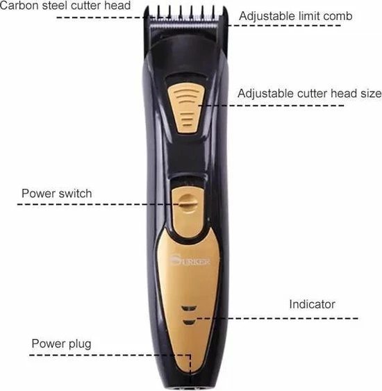 Groothandel β Surker Precisie Haar En Baard Trimmer SK-5807 π₯ 5 Groothandel β Surker Precisie Haar En Baard Trimmer SK-5807 π₯ - Afbeelding 3