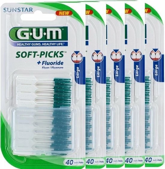Uitgang β 4x GUM Soft-Picks Original Large 40 Stuks π― 6 Uitgang β 4x GUM Soft-Picks Original Large 40 Stuks π― - Afbeelding 4