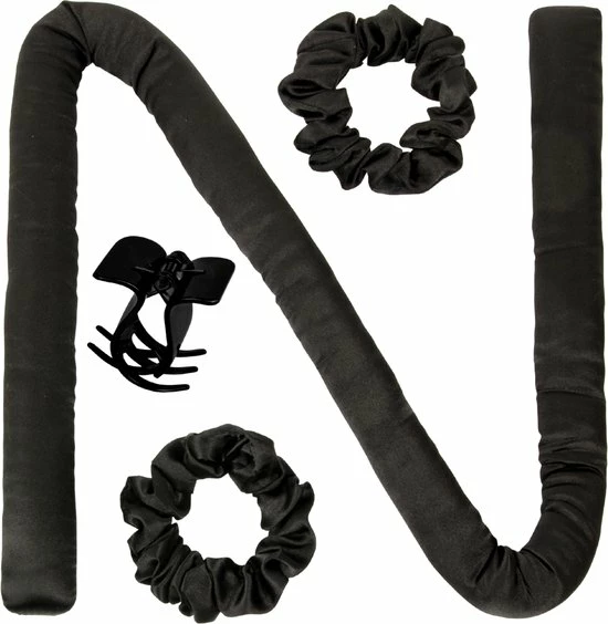 Korting β¨ Merkloos Heatless Curls Satijn | Prachtige Krullen Zonder Haarbeschadiging | Satijnen Haarkruller | Heatless Curling Ribbon | Zwart π 6 Korting β¨ Merkloos Heatless Curls Satijn | Prachtige Krullen Zonder Haarbeschadiging | Satijnen Haarkruller | Heatless Curling Ribbon | Zwart π - Afbeelding 4
