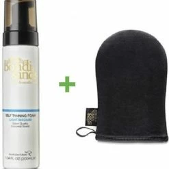 Promo 💯 Bondi Sands Self Tanning Foam Light/Medium & Application Mitt Promopakket ❤️