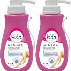 Korting 😀 Veet Ontharingscrème - Gevoelige Huid - Silk & Fresh - 400ml X2 ⌛