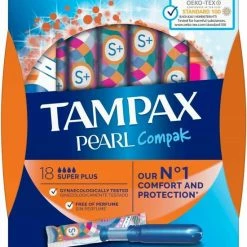 Kopen βοΈ Tampax Compak Pearl Super Plus - Tampons π 19 Kopen βοΈ Tampax Compak Pearl Super Plus - Tampons π -La Roche Shop 550x583 1