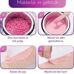Aanbiedingen 😉 QY Waxen Of Harsen Met De Wax Verwarmer - Zijdezachte Huid – Benen En Armen – Pro-Wax 100 – Zwart 🔔 -La Roche Shop 550x587 5