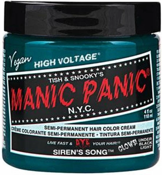 Beste deal βοΈ Manic Panic Semi Permanente Haarverf Siren's Song UV Classic Groen π 3 Beste deal βοΈ Manic Panic Semi Permanente Haarverf Siren's Song UV Classic Groen π