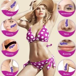 Aanbiedingen 😉 QY Waxen Of Harsen Met De Wax Verwarmer - Zijdezachte Huid – Benen En Armen – Pro-Wax 100 – Zwart 🔔 -La Roche Shop 550x593 5