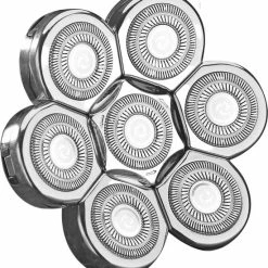 Coupon 😀 Sansbeauté Scheerkop - Scheerhoofd - Vervangbaar - 7 Bladen - Geschikt Voor Alle Editions - Zilver - Gratis Verzending 😉