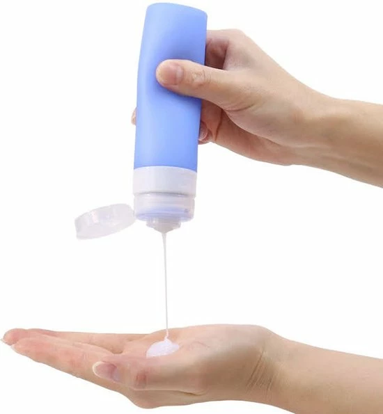 Uitgang π Merkloos Reisverpakking – Navulbare Silicone Reisflesjes Incl. Reispotjes En Doorzichtige Toilettas – Reisset Met Reisflacons & Cosmetica Potjes - Vliegtuig π Handbagage Set –– 7 Stuks In Etui –80ML En 20ML - Reisaccessoires β 6 Uitgang π Merkloos Reisverpakking – Navulbare Silicone Reisflesjes Incl. Reispotjes En Doorzichtige Toilettas – Reisset Met Reisflacons & Cosmetica Potjes - Vliegtuig π Handbagage Set –– 7 Stuks In Etui –80ML En 20ML - Reisaccessoires β - Afbeelding 4