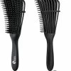 Groothandel 🎉 Afabs® Anti-klit Haarborstel | Detangler Brush | Detangling Brush | Kam Voor Krullen | Kroes Haar Borstel | Zwart 🛒 -La Roche Shop 550x596 3