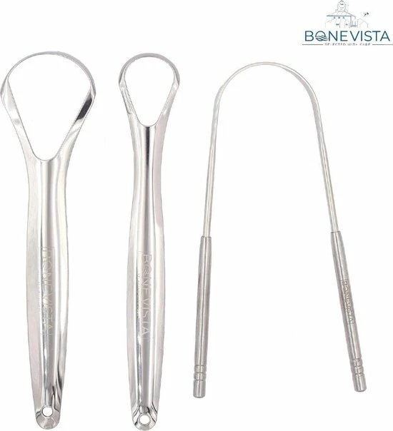 Coupon ❤️ Bone Vista RVS Tongschraper Voor Mondverzorging – 4 Stuks – Tongreiniger, Tongborstel & Tong Schraper – Duurzaam & Herbruikbaar 🤩 4 Coupon ❤️ Bone Vista RVS Tongschraper Voor Mondverzorging – 4 Stuks – Tongreiniger, Tongborstel & Tong Schraper – Duurzaam & Herbruikbaar 🤩 - Afbeelding 2