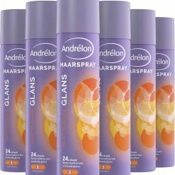 Beste recensies van 👏 Andrélon Haarspray Glans - 6 X 250 Ml - Voordeelverpakking 🔔