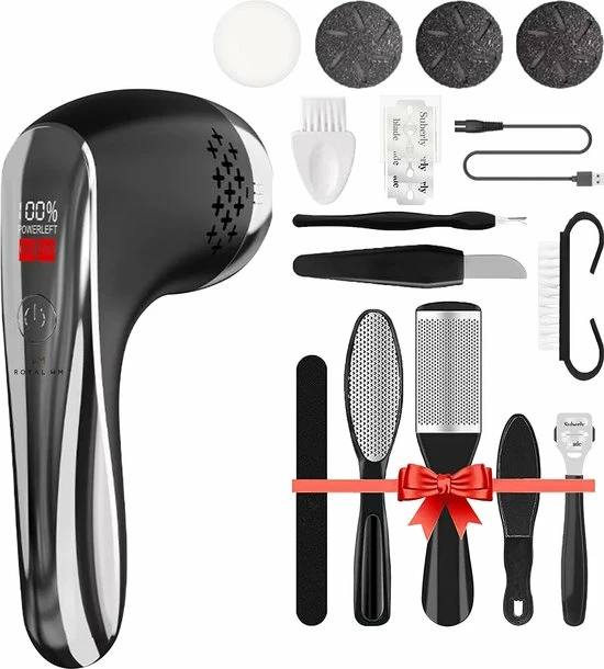 Hete verkoop π― Royal WM - Serie 4000 Pro - Elektrische Eeltverwijderaar - 15 Delig - Voetvijl En Eeltvijl - Spatwaterdicht IPX 6- Zwart π₯ 3 Hete verkoop π― Royal WM - Serie 4000 Pro - Elektrische Eeltverwijderaar - 15 Delig - Voetvijl En Eeltvijl - Spatwaterdicht IPX 6- Zwart π₯