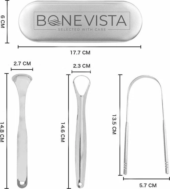 Coupon ❤️ Bone Vista RVS Tongschraper Voor Mondverzorging – 4 Stuks – Tongreiniger, Tongborstel & Tong Schraper – Duurzaam & Herbruikbaar 🤩 8 Coupon ❤️ Bone Vista RVS Tongschraper Voor Mondverzorging – 4 Stuks – Tongreiniger, Tongborstel & Tong Schraper – Duurzaam & Herbruikbaar 🤩 - Afbeelding 6
