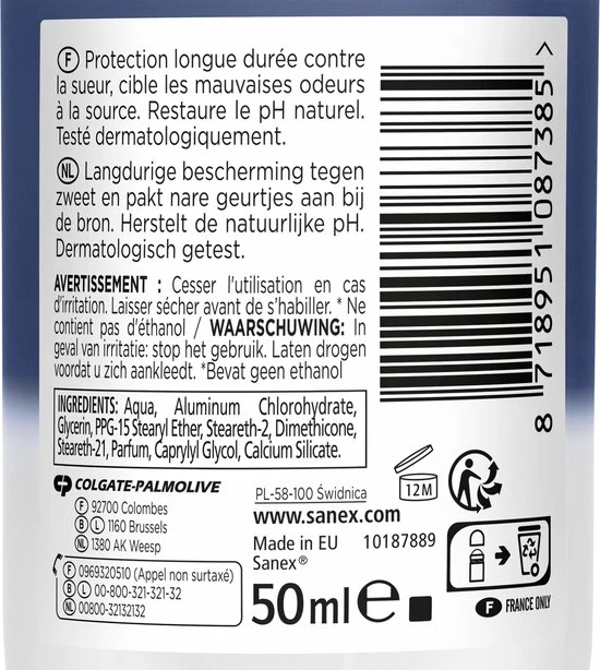 Uitgang π Sanex Men Active Control Deodorant Anti-Transpirant Roller 6 X 50ml - Voordeelverpakking β 8 Uitgang π Sanex Men Active Control Deodorant Anti-Transpirant Roller 6 X 50ml - Voordeelverpakking β - Afbeelding 6