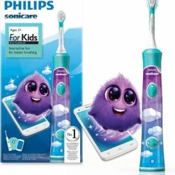 Top 10 😉 Philips Sonicare For Kids HX6321/03 - Elektrische Tandenborstel - Blauw 🛒 -La Roche Shop 550x615 1