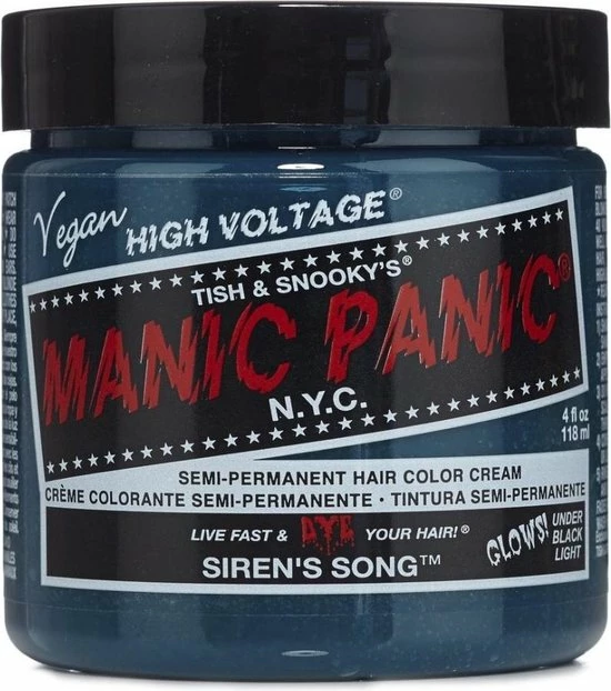 Beste deal βοΈ Manic Panic Semi Permanente Haarverf Siren's Song UV Classic Groen π 4 Beste deal βοΈ Manic Panic Semi Permanente Haarverf Siren's Song UV Classic Groen π - Afbeelding 2