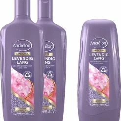 Promo ❤️ Andrélon Levendig Lang 2x Shampoo En 1x Conditioner - Voordeelpakket 😉