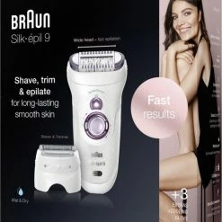 Korting 😉 Braun Silk-épil 9 9-710 Voor Vrouwen Voor Langdurige Ontharing, Wit/Paars 👏