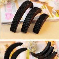 Aanbiedingen 🤩 Ardran & Tookar Toupeer Blokjes - Haar Touperen - Volume Opsteken - Bumpit Haar Croissant - Zwart - 3 Stuks 😍 -La Roche Shop 550x637