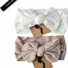 Top 10 🛒 Haar In Stijl 2 Pack Set Hannah - Brede Zachte Strik Haarband Baby Wit Beige - Meisje Haaraccessoires - 0-3 Jaar 🎁 -La Roche Shop 550x639