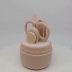 Uitgang 🥰 Babycure Nagelsetje | Babybear Pink | Uniek Kraam Cadeau! 😉 -La Roche Shop 550x649