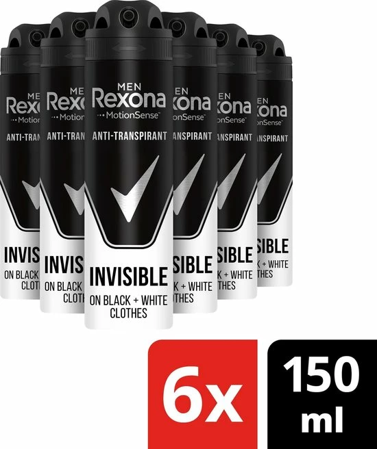 Flash-uitverkoop π Rexona Men Invisible Anti-Transpirant Spray - 6 X 150 Ml - Voordeelverpakking π 5 Flash-uitverkoop π Rexona Men Invisible Anti-Transpirant Spray - 6 X 150 Ml - Voordeelverpakking π - Afbeelding 3