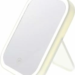 Flash-uitverkoop 🔔 LED Make Up Spiegel Met Verlichting - Opklapbaar - Inclusief Batterijen - Handspiegel - Scheerspiegel 🎉