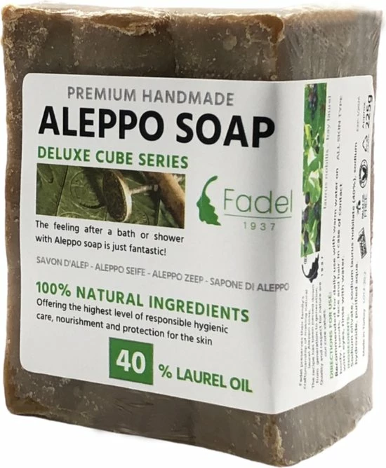 Beste Pirce π Green Fadel Aleppo Zeep - 40% Laurier- Natuurlijke Groene Zeep - 200g βοΈ 3 Beste Pirce π Green Fadel Aleppo Zeep - 40% Laurier- Natuurlijke Groene Zeep - 200g βοΈ