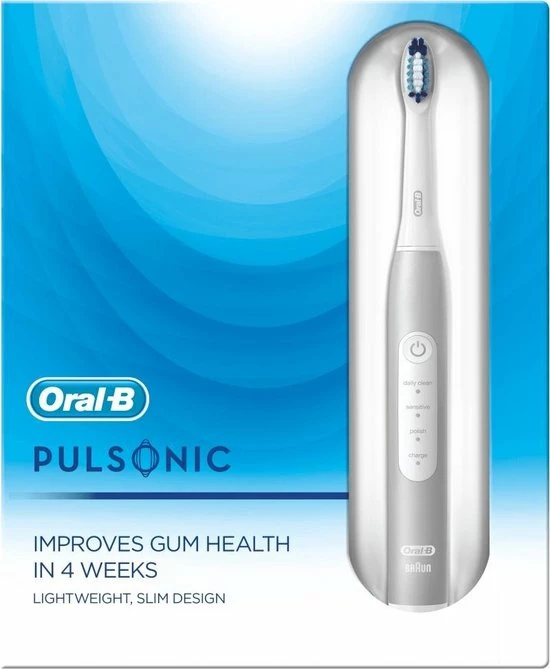 Goedkoopste 𧨠Oral B Oral-B Pulsonic Slim Luxe 4200 - Travel Edition Platinum - Elektrische Tandenborstel π 5 Goedkoopste 𧨠Oral B Oral-B Pulsonic Slim Luxe 4200 - Travel Edition Platinum - Elektrische Tandenborstel π - Afbeelding 3