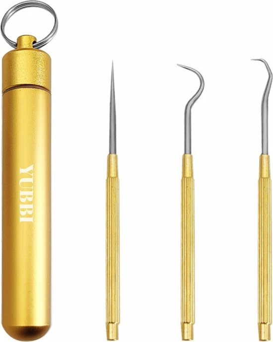 Kopen π€© YUBBI 3 Delige Tandenstokers Set Met Etui - Tandarts Setje - Tandartshaakje - Tandartshaak - Tandarts Spiegel - Tandplak - RVS π 3 Kopen π€© YUBBI 3 Delige Tandenstokers Set Met Etui - Tandarts Setje - Tandartshaakje - Tandartshaak - Tandarts Spiegel - Tandplak - RVS π