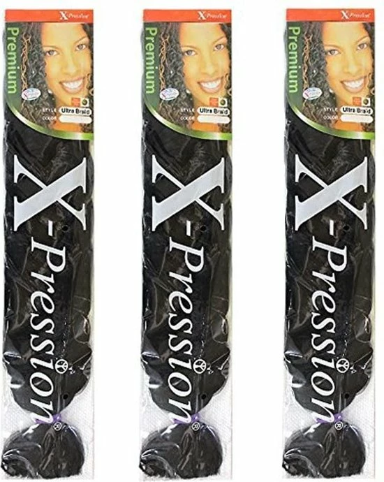 Flash-uitverkoop π₯° Merkloos X-pression Ultra Braids-Nep Haar-Nummer / Color 2 - Hair Extentions- Meche X-pressions- Kanekelon Haar Extention- Zwart Voor Vlechten Nep Haar Om In Te Vlechten- Nep Haar Voor Kinderen π 3 Flash-uitverkoop π₯° Merkloos X-pression Ultra Braids-Nep Haar-Nummer / Color 2 - Hair Extentions- Meche X-pressions- Kanekelon Haar Extention- Zwart Voor Vlechten Nep Haar Om In Te Vlechten- Nep Haar Voor Kinderen π