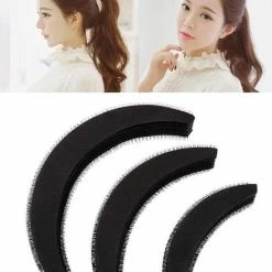 Aanbiedingen 🤩 Ardran & Tookar Toupeer Blokjes - Haar Touperen - Volume Opsteken - Bumpit Haar Croissant - Zwart - 3 Stuks 😍