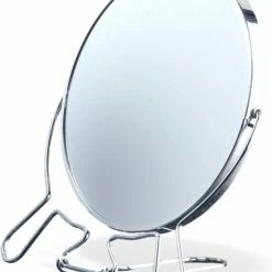 Nieuw 👏 Orange85 Make Up Spiegel - Rond - Met Vergroting - Kantelbaar - Compact - 14 Cm - Scheerspiegel - Staand 🛒