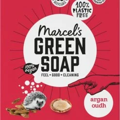 Begroting 🛒 Marcel's Green Soap Shampoo Bar Argan & Oudh - 90 Gram 👏