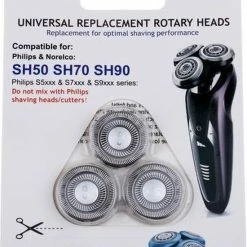 Korting 🌟 SHAVER-PARTS Scheerkop - Geschikt Voor Philips - 3 Stuks - SH50, SH70, SH90 👏 -La Roche Shop 550x704 3