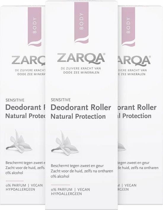Promo π 3x Zarqa Deodorant Roller Sensitive 50 Ml β 3 Promo π 3x Zarqa Deodorant Roller Sensitive 50 Ml β