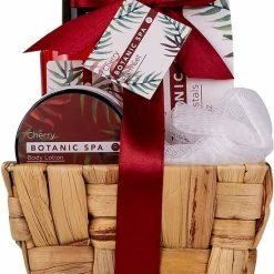 Aanbiedingen 🛒 Accentra Romantisch Verjaardag Cadeau Vrouw - Cherry Spa - Bamboe Mand - Kado Vrouwen, Moeder, Vriendin, Zus, Oma, Mama 🌟