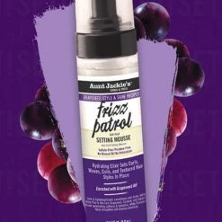Beste Verkoop 🌟 Aunt Jackies Aunt Jackie's - Grapeseed - Frizz Patrol Mousse - 236 Ml 😉 -La Roche Shop 550x712 1