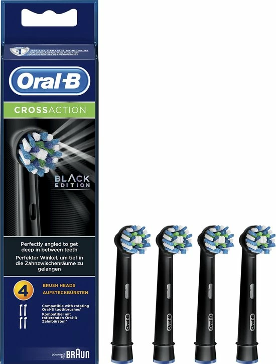 Aanbiedingen π Oral B Oral-B CrossAction Zwart Opzetborstels - 4 Stuks π 4 Aanbiedingen π Oral B Oral-B CrossAction Zwart Opzetborstels - 4 Stuks π - Afbeelding 2