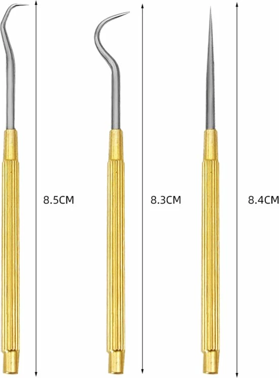 Kopen π€© YUBBI 3 Delige Tandenstokers Set Met Etui - Tandarts Setje - Tandartshaakje - Tandartshaak - Tandarts Spiegel - Tandplak - RVS π 5 Kopen π€© YUBBI 3 Delige Tandenstokers Set Met Etui - Tandarts Setje - Tandartshaakje - Tandartshaak - Tandarts Spiegel - Tandplak - RVS π - Afbeelding 3