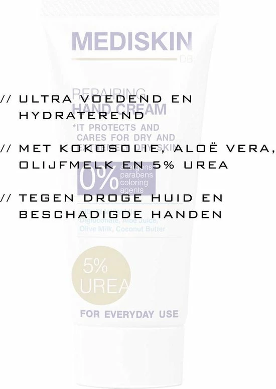 Aanbiedingen π Mediskin Repairing Hand Cream - Handcrème - Voor (Extreem) Droge En Beschadigde Handen - Rijk Aan Ureum En Aloë Vera β 4 Aanbiedingen π Mediskin Repairing Hand Cream - Handcrème - Voor (Extreem) Droge En Beschadigde Handen - Rijk Aan Ureum En Aloë Vera β - Afbeelding 2