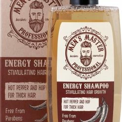 Hete verkoop 🔔 Men's Master Energy Shampoo Mannen - Stimuleert Haargroei & Vermindert Haarverlies - Normaal & Dun Haar - 260ML 🔥