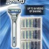 Begroting 🎁 Gillette Mach3 Turbo Scheerapparaat + 12 Navulmesjes 🔥 -La Roche Shop 550x803