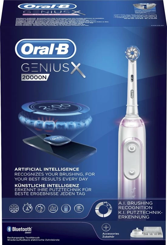 Goedkoopste π Oral B Oral-B Genius X 20000N - Roze - Elektrische Tandenborstel π 6 Goedkoopste π Oral B Oral-B Genius X 20000N - Roze - Elektrische Tandenborstel π - Afbeelding 4